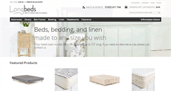 Desktop Screenshot of longbeds.com